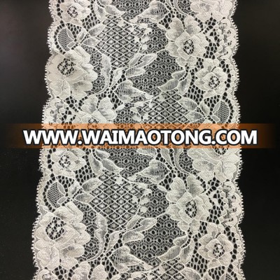 Hot Selling Knitting wide Lace Trim Fabric for Women Garments