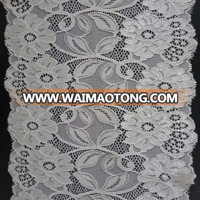 Width 17cm Elegant Spandex Lace Trim fabric for Shoe dress Decoration