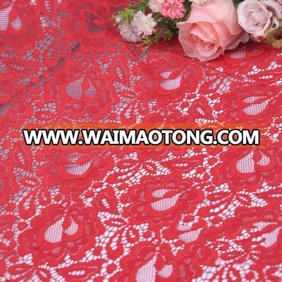 2018 Newst Style Flower Floral Embroidered Lace Fabric For Wedding Dress