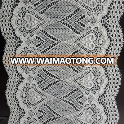 high quality excellent new fancy pink lace trim fabric from China market